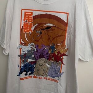 Naruto Shippuden tailed bests - XL shirt